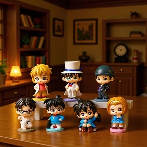 Nuova Scatola Misteriosa con Mini Figurine in Resina a Tema <span class=keywords><strong>Detective</strong></span>, Giocattolo Sorpresa, Ornamento da Scrivania, Regalo per Collezionisti - Product Image 1