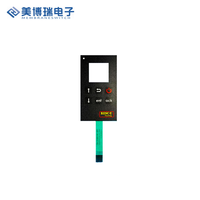 Anti-interference Locomotive Membrane Control Panel High Temperature Resistant Silicone Keypad Manufacturer Lipolytic Solution