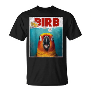 T-shirt parodique Birb Meme Sun Conure Parrot Bird Owner Paws - Product Image 2