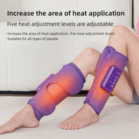 Großhandel 3-in-1 Kabelloser Luftkompressions-Beinmassagegerät mit Wärme und Vibration, Private Label, Wiederaufladbarer Wadenmassagegerät