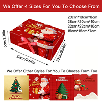 Boîte cadeau haut de gamme en stock, boîte en papier pliable créative, grande et vide, pour écharpe, tasse, emballage de vacances