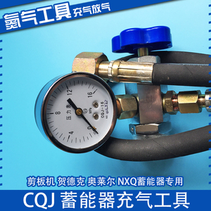 Herramienta de llenado de nitrógeno Cqj para acumulador Nxq 16 25 40 Mpa, válvula de carga de aire para máquina de corte hidráulica - Product Image 3