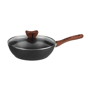 Juego <span class=keywords><strong>de</strong></span> Ollas y <span class=keywords><strong>Sartenes</strong></span> <span class=keywords><strong>de</strong></span> Cocina <span class=keywords><strong>de</strong></span> Aluminio Antiadherente con Mangos <span class=keywords><strong>de</strong></span> Madera Pintados <span class=keywords><strong>de</strong></span> Marca Privada - Product Image 2