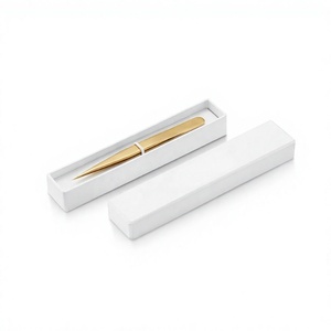 Custom Logo Private Label <b>Cardboard</b> <b>Box</b> Packaging Eyelash Tweezers-Rust Free Surgical Grade Stainless Steel Durable Packaging - Product Image 1