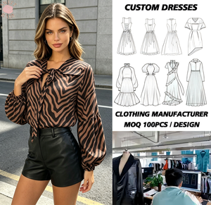 Blusa con Estampado de Cebra Marrón y Negro para Mujer, Top Elegante y con Estilo para Uso Casual y de Oficina - Product Image 1