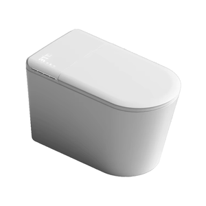 Siège de toilette intelligent avec bidet intégré, chauffant, en céramique, avec lumière d'ambiance LED, pour la maison, l'hôtel, la salle de bain, WC - Product Image 1