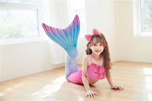 JW-1213 Ensemble Bikini Robe <span class=keywords><strong>de</strong></span> Princesse pour Enfants <span class=keywords><strong>Maillot</strong></span> <span class=keywords><strong>de</strong></span> <span class=keywords><strong>Bain</strong></span> <span class=keywords><strong>de</strong></span> Spectacle <span class=keywords><strong>Queue</strong></span> <span class=keywords><strong>de</strong></span> Poisson Sirène - Product Image 5