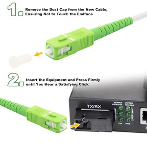 <span class=keywords><strong>Cable</strong></span> de Fibra Óptica Blindado SCAPC a SCAPC OEM ODM de 3 Pies, a Prueba de Mascotas, Monomodo, para Verizon Fios, ATT, Google Fiber - Product Image 6