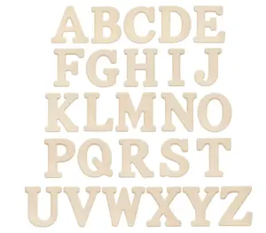 Lettres en bois découpées au laser et lettre en contreplaqué/MDF