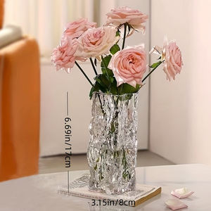 Hot Selling Fashion New Design Exquisite Plant Hydroponic <strong>Vase</strong> Desktop Flower Hotel Crystal Glass <strong>Vase</strong> - Product Image 1