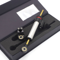 MT09 FJ-09 braket peredam kemudi, perlengkapan dudukan CNC aluminium MT-09 Tracer suku cadang sepeda motor