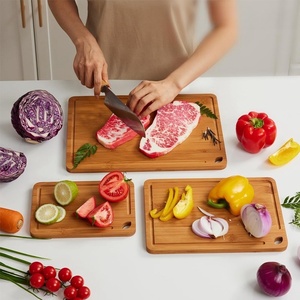Tre cắt Board dọc nhà bếp cắt Board 3 mảnh thiết lập với sáo trái cây cắt Board Set - Product Image 4