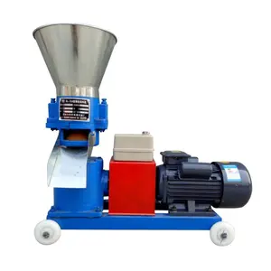 New production flat die pellet forming machine on sale animal fodder feed pellet making machine / Grain feed pellet making