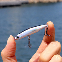 Leurre de pêche artificiel LureStorm 50mm 65mm 65mm 75mm 90mm, leurres en plastique rigides de type crayon avec hameçon triple, coulant, pêche en eau profonde