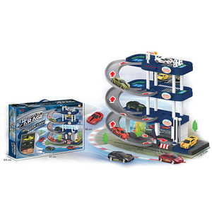 Jinming Vendita Calda Set Gioco <span class=keywords><strong>Garage</strong></span> Fai-da-Te per Bambini con Parcheggio e 3 Auto Militari in Metallo - Product Image 4