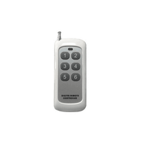 Télécommande RF sans fil longue portée 100m à 3 boutons pour moteur de rideau, fonctions automatiques Haut/Bas/Arrêt, 433.92Mhz, code d'apprentissage fixe
