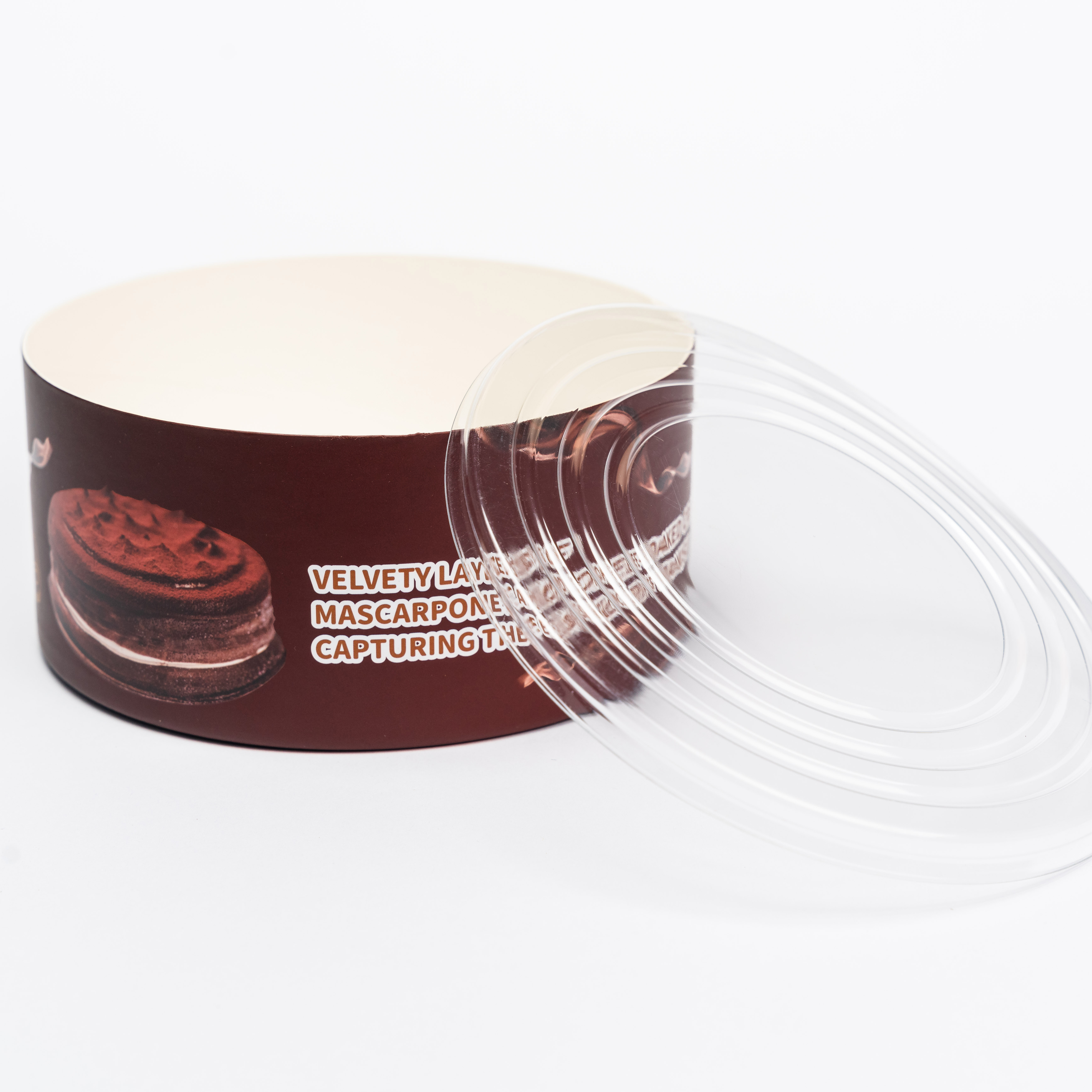 Custom Paper Box Tube Cylindrical Cake Can Packaging Tube Cardboard