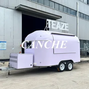Camion électrique pour la vente de glaces et de café, chariot de cuisine de rue pour hot-dogs, remorque alimentaire mobile - Product Image 2
