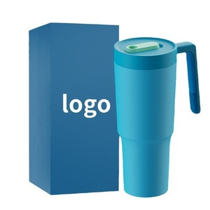 2024 Fashion Gift 40oz Leak-Proof Stainless Steel Travel <b>Tumbler</b> <b>with</b> Handle and <b>Straw</b> Eco-Friendly Custom Logo - Product Image 1