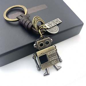 Llavero Pirata de Metal de Alta Calidad, Llaveros Divertidos, Llavero de Robot con Cuerda Trenzada para Regalos - Product Image 1