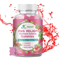 Gummies PMS avec racine de Maca et Tribulus Terrestris pour l'équilibre hormonal et le soutien beauté des femmes – Complément de santé naturel