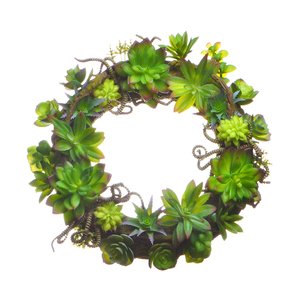 พวงคริสมาสต์เทียมสีเขียวประดับด้วยไฟลูกสนเบอร์รี่ตกแต่งคริสต์มาสตามสั่งตกแต่งบ้าน - Product Image 6