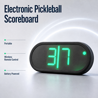 Tableau de score électronique sans fil pour pickleball, tableau de score LED pour sport, haute luminosité, rechargeable, pour utilisation en tournoi