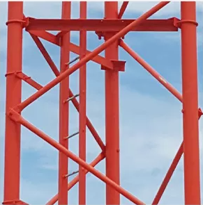 30m 3 Legged Tubular Steel Pole Tower Tube Telecom Pole Tower 11