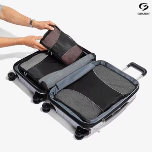Set di Cubi di Compressione Leggeri Personalizzati per Viaggi, Borsa Pieghevole <span class=keywords><strong>Organizer</strong></span> per Valigie - Product Image 4