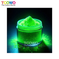 Polvo luminoso con brillo ultraalto en la oscuridad, precio de fábrica, aluminato de estroncio para señales de salida de emergencia