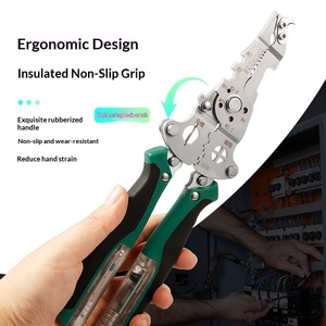 Key plate multi-function <b>wire</b> stripping pliers industrial grade commercial electrician special <b>wire</b> stripping pliers screwing - Product Image 3