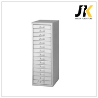 Armoire de rangement en métal personnalisée à 15 tiroirs Bureau à domicile Hôpital extérieur Classeur à tiroirs multicouches en acier