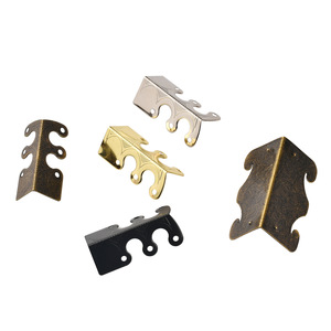 Soporte de esquina metálico estilo chino con orificio de 20 mm, herraje duradero para muebles, para protección de armarios - Product Image 5