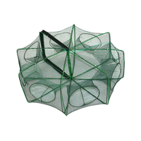 Nouvelle filet de pêche Newbility en nylon moins cher, à 4/6/8/12 trous, pour crevettes et crabes, filet de lancer monofilament en maille simple