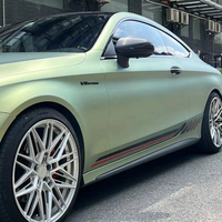 Film de protection de voiture de haute qualité, style diamant, super mat, brillant, vert éclatant, 7,5 mil, PVC, anti-UV, anti-rayures, auto-adhésif, pour carrosserie complète