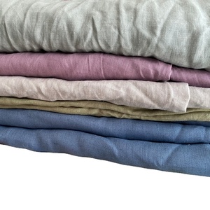 Cortina de lino orgánico francés para ropa de cama, mantel Extra <span class=keywords><strong>ancho</strong></span> de 100% cm, Color sólido lavado, venta al por mayor, <span class=keywords><strong>280</strong></span> - Product Image 2