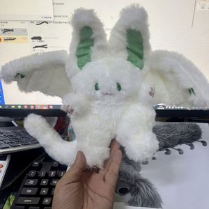 Creativo y Lindo Peluche de Conejo en Forma de Murciélago Blanco y Rosa, Juguetes de Peluche para Decoración y Regalos - Product Image 3