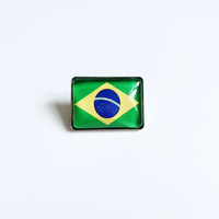 Badge en émail personnalisé du drapeau national de la Bosnie, cadeau et souvenir pour festival culturel, décoration pour sac à dos, chapeau et revers