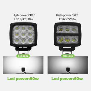 Faro LED ovalado de alta luminosidad para tractor, camión, minería, SUV, con carcasa de aluminio, luz todoterreno - Product Image 3
