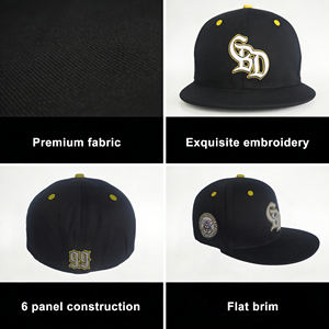 Casquettes Snapback Designer Vintage Cool pour Street Dance, Hip Hop, avec Visière Pare-Soleil Classique Unie et Légère, Vente en Gros - Product Image 2