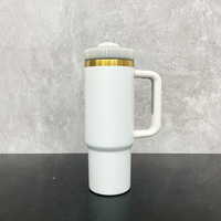 Gobelets de 30 oz en acier inoxydable plaqué or H2.0, mugs de voyage pour café, pour gravure au laser, entrepôt USA Chine