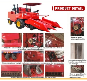 New Farm Used Automatic <b>Corn</b> <b>Harvester</b> Combine Maize Harvesting Machine Cosechadora De Maiz Mini <b>Corn</b> <b>Harvester</b> With Tractor 2 R - Product Image 3