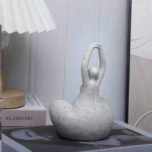 Sculpture <span class=keywords><strong>de</strong></span> femme en résine blanche, ornements pour salon, chambre, hall - Décoration <span class=keywords><strong>de</strong></span> la maison pour le Nouvel An chinois et Pâques - Product Image 1