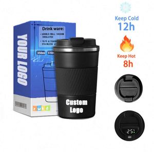 Reusable 510ml Stainless Steel Travel <b>Coffee</b> Mug with Spill-Proof Seal Lid Vacuum Coated and Painted for Drinks and Water - Product Image 1
