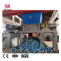 PP HDPE Poubelle Baril PMMA Publicité Conseil Meuleuse En Plastique Réutilisation Déchiqueteuse Double Arbre Déchiqueteuse
