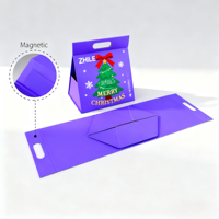 Boîte cadeau magnétique pliable de luxe avec logo personnalisé de haute qualité Fermeture magnétique puissante Emballage en carton rigide de luxe