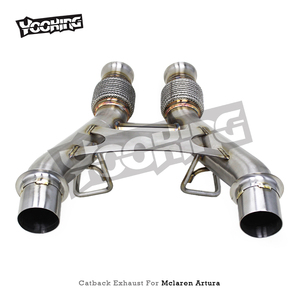 Système d'échappement Catback Valvetronic OEM en acier inoxydable SS304 pour McLaren Artura 3.0T V6 2021-2024 avec silencieux à commande à distance pour course - Product Image 2