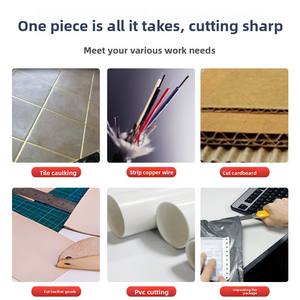 Lames de couteau utilitaire SK5 en acier à haute teneur en carbone 18 mm pour le bureau, le bricolage, l'artisanat, l'emballage – Lames de rechange rapides et tranchantes - Product Image 5