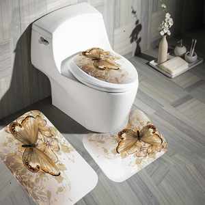 <span class=keywords><strong>Rideau</strong></span> <span class=keywords><strong>de</strong></span> <span class=keywords><strong>douche</strong></span> papillon en polyester imperméable, <span class=keywords><strong>ensemble</strong></span> <span class=keywords><strong>de</strong></span> <span class=keywords><strong>tapis</strong></span> <span class=keywords><strong>de</strong></span> salle <span class=keywords><strong>de</strong></span> bain - Product Image 2