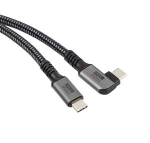 สาย USB C ถึง USB C <span class=keywords><strong>3.2</strong></span> Gen 2 3.3ft 4K 10Gbps 100W PD สายชาร์จเร็วไนลอนถัก - Product Image 3
